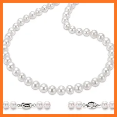 【新品】 [BIMER] 本真珠ネックレス 大粒 7.5-8mm珠 42cm【品質】●天然 ●高級 ●淡水本真珠ネックレス 冠婚葬祭 七五三 卒業 入園 入学式のフォーマル シーン 結婚式 パーティー 発表会 娘へプレゼント 0