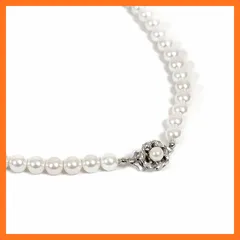 【新品】 [waco blossom] パール ネックレス 日本製 冠婚葬祭 フォーマル 七五三 結婚式 葬式 葬儀 入園 入学 卒園 卒業 レディース 貝パール (M（ネックレス単品42cm)