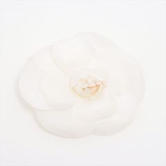 0909 シャネル ハンカチ カメリア ブルー コットン ヴィンテージ 未