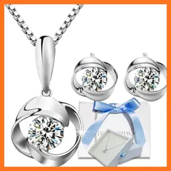 【新品】 [EVER FLAWLESS] 【日本製品質】 ネックレス レディース シルバー 女性 クリスマス プレゼント モアサナイト ネックレス 誕生日 記念日 ホワイトデー ギフト 金属アレルギー対応 ベネチアン 45cm 1