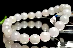【１点物】希少カラー◇ミャンマー産 ラベンダー翡翠　8.5mm　ブレスレット パワーストーン 天然石 _MC4455