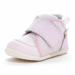 ★ムーンスター★足に優しいキャロットのベビー靴CR B166ピンク14.5センチ