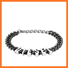 【新品】 Diesel（ディーゼル） ステンレスブレスレット メンズ, One Size, ステンレス鋼, 宝石なし 0