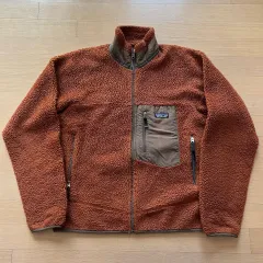 2008年 patagonia レトロX フリース ジャケット オレンジブラウン