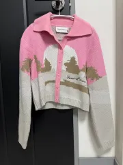 ハウス オブ サニー ピンク ニット カーディガン US4 EU36
