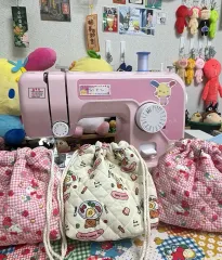 ハンドメイド)巾着ポーチ