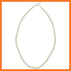 【新品】 [miwaki] バロックパール 淡水パール ネックレス チェーン アジャスター付き ホワイト レディース アクセサリー シンプル ゴールド 金属アレルギー対応 日本製 nif0069 70cm 0