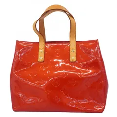 【6ae5996-k】ルイヴィトン ハンドバッグ ヴェルニ リードPM M91088  ルージュ【中古】レディース