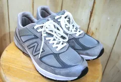 ◆USA製 ニューバランス new balance 990 V5 スニーカー グレー メンズ M990GL5 アメリカ製 US8 26㎝◆
