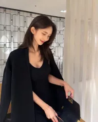 ミミウォ シアー ショール カーディガン スリーブレス ドレス セットアップ