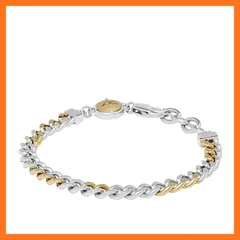 【新品】 Diesel メンズ ステンレススチール ブレスレット, One Size, ステンレス鋼, 宝石なし。 0