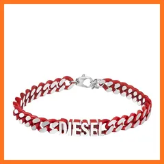 【新品】 Diesel (ディーゼル) ステンレスブレスレット メンズ, One Size, 金属, 宝石なし 1