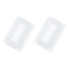 uxcell アイロンで貼る数字 0 熱転写 8インチ ホワイト シングルナンバー ソフトアイロンパッチ チームユニフォーム スポーツTシャツ フットボール バスケットボール 野球 2枚入り