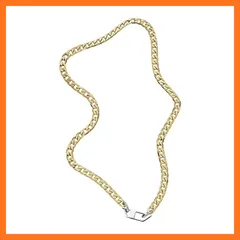 【新品】 Diesel（ディーゼル）ステンレス製チェーンネックレス メンズ, One Size, ステンレス鋼, 宝石なし 0