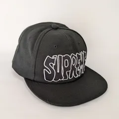 Supreme Creep 6-panel Capキャップ ブラック 刺繍 ロゴ 人気