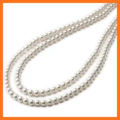 【新品】 aniva・organic(アニバ・オーガニック) [アニバオーガニック] [人工真珠の上級品] [あこや・本真珠にも劣らない美しい輝き] 匠の技 パールネックレス 冠婚葬祭 ロング 2連 に重ねられる 結婚式 フォーマル 長め パール ネックレ 1