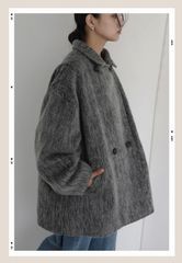 ネストローブ シェットランドモッサショールカラーコート - メルカリ