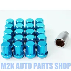 色 選択自由 ロックナット 盗難防止 ホイールナット M12 P1.5 P1.25 トヨタ ホンダ スズキ 20個 セット 専用ソケット付き アルミ 軽量 袋ナット レーシング レッド ブルー ブラック シルバー RLOCK
