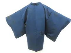 【一輝堂】羽織 しつけ付 羽織紐別売り 正絹 着物 身丈約79.5cm 裄丈63cm 26z01-399