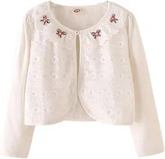 女の子フォーマル ボレロ 長袖 入学式 入園式 卒園式 ボレロ 110