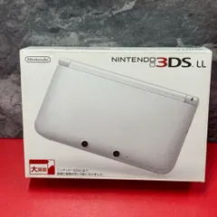 ■ニンテンドー　3DSLL　本体　ホワイト　ニンテンドー3DSハード　箱取説付き　任天堂　動作可