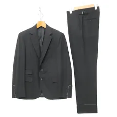■美品■RALPH LAUREN ラルフローレン Gregory Hand-Tailored Striped Wool Suit スーツ サイズ38S ストライプ テーラードジャケット スラックス イタリア製 ブランド古着【中古】20260202/RA7562