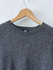 UNIQLO ユニクロ レディース ウール100 ラウンドネック ニット XL サイズ