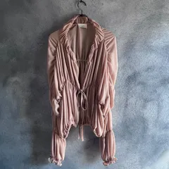 papier/パピエ Gathered jacket pink フリーサイズのサムネイル