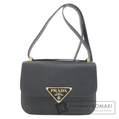 PRADA プラダ ロゴ金具 ショルダーバッグ サフィアーノ レディース [中古]