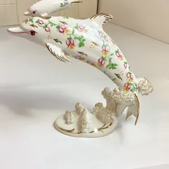 アイリッシュドレスデン　IRISHDRESDEN イルカのフィギュリン　　　　…e.s