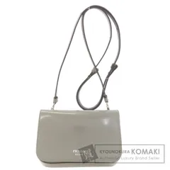 PRADA プラダ ロゴ ブラッシュドレザー ショルダーバッグ レザー レディース [中古]