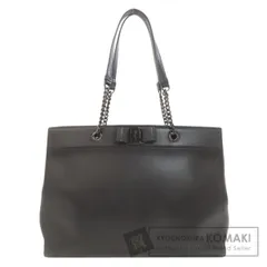 Salvatore Ferragamo サルヴァトーレフェラガモ ヴァラリボン トートバッグ レザー レディース [中古]