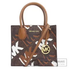 Michael Kors マイケルコース MKシグネチャー 2WAY ハンドバッグ PVC レディース [中古]
