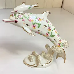 アイリッシュドレスデン　IRISHDRESDEN イルカのフィギュリン　　　　…e.s