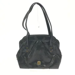 ANNA SUI アナスイ トートバッグ  エナメル 花柄    ブラック レディース / 241007003223