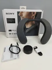 【美品】SONY SRS-NS7/ワイヤレスネックバンドスピーカー/チャコールグレー