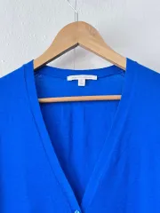 UNIQLO ユニクロ レディース ブルーカシミア混ブレンドカーディガン XLサイズ