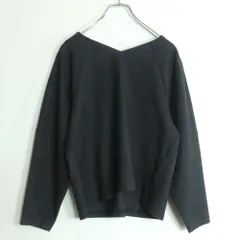 【美品】BEARDSLEY★グエンチェックが大人っぽい♪ プルオーバー カットソー  サイズF 黒系 z17464