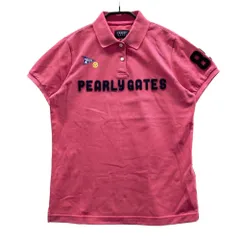 サイズ：1 PEARLY GATES パーリーゲイツ  半袖ポロシャツ  ピンク系 [240101595522] ゴルフウェア レディース ストスト