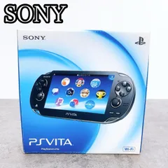 H-695 SONY PlayStation Vita PSVITA PCH-1000 ブラック Wi-Fiモデル 動作確認済み 本体のみ 携帯ゲーム機