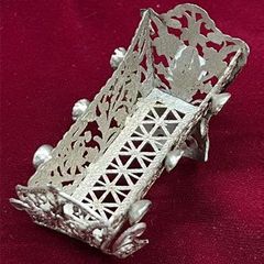 ドイツ製アンティークロココ調メタル製ゆりかご