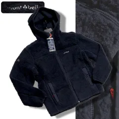 新品正規 mont-bell モンベル 海外限定 ボンディング Rodney Hood ボアフリース/フーディー 105(XL) ネイビー(NAVY) WUJF242