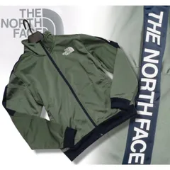 新品正規 ノースフェイス 海外限定 ビッグロゴ 天竺ジャージー ALBANI ジップアップジャケット メンズXLカーキ(KHA)