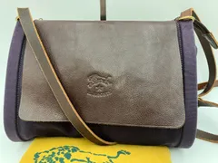 ILBISONTE　イルビゾンテ　ショルダーバッグ　キャンバス×レザー　927