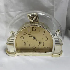 シチズン　CITIZEN クォーツヴィンテージ レトロ　置き時計　アンティーク【動作確認済】S