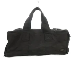 ポーター PORTER スモーキー ボストンバッグ ハンド 手提げ グレー ジッパー開閉 /FF