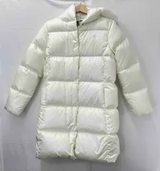 POLO RALPH LAUREN ポロ ラルフローレン フード付ダウンコート サイズXL 160サイズ キッズ用 女の子用 オフホワイト系 RN41381 ダウン