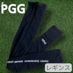 PGG by PEARLY GATES ピージージー パーリーゲイツ ゴルフ ワンポイントロゴ 10分丈 レギンス スパッツ インナーウェア レディース 268-2183302 定価7千 ブラック FR ▲008▼51210w03