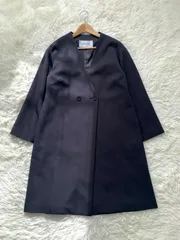 NATURAL BEAUTY BASIC ノーカラー ライトアウター コート グレー S