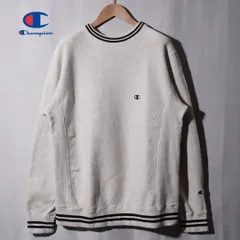 チャンピオン Champion リバースウィーブ REVERSE WEAVE スウェット L グレー ブラック 00s ワンポイント ロゴ刺繍 ストリート アメカジ 古着 D4090